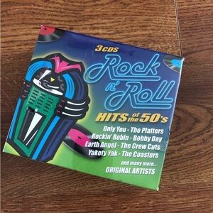 Rock n’ roll hits of the 50’s music CD set
